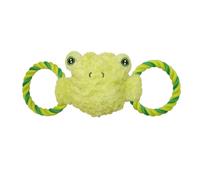 Jolly Pets Tug-A-Mals Jouet en Forme de Grenouille pour Chien Taille L
