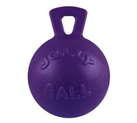 Jolly Pets Balle pour chien Tug-n-Toss – Robuste avec poignée, 15,2 cm (M), Violet