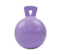 Jolly Pets Tug-n-Toss Balle robuste pour chien avec poignée, 15 cm/taille M, violet clair