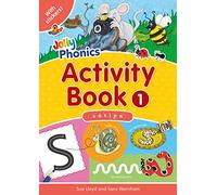 Jolly Phonics Activity Book 1: in Precursive Letters (British English edition)