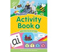 Jolly Phonics Activity Book 4: In Precursive Letters (British English edition)