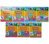 Jolly Phonics Activity Book Set: In Print Letters (1-7)