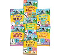 Jolly Phonics Activity Books 1-7: in Precursive Letters (British English edition)