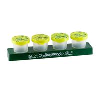 JOLLY Station de recharge Bubblepool, station d'eau et d'encre 4 pièces, adaptée aux jeunes enfants, surface de rangement pratique pour les pinceaux, utilisable pour les couleurs couvrantes