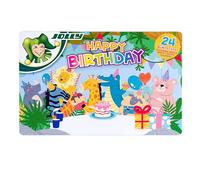 JOLLY Supersticks Delta Lot de 24 crayons de couleur triangulaires pour enfants, incassables et non toxiques, couleurs vives, forme ergonomique, fabriqués en Autriche, mine épaisse pour maternelle et