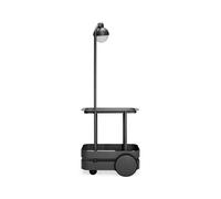 Jolly Table Roulante avec Lampe Anthracite