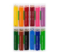 JOLLY X-Big-Delta Coffret pour maternelle, crayons de couleur triangulaires, 96 crayons de couleur en 12 couleurs