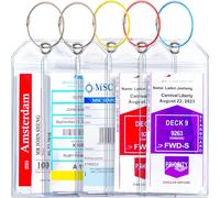 JOLLYANTS Porte-étiquettes de bagage de croisière pour carnaval, princesse, NCL, MSC imperméable et réutilisable