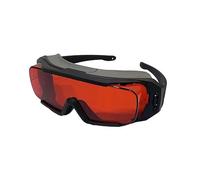 Jolooyo 1 paire de lunettes de protection laser 180-532nm OD6+ CE Jambe amovible Laser Marquage Lunettes sans boîte