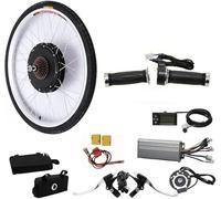 Jolre Pedelec Kit de conversion pour vélo électrique LCD 800 W 26" 36 V 5 vitesses Frein sur jante Route Commuting