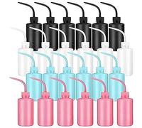 Jolsaawie 24 Pcs 250 Ml / 8,5 Oz Flacon de Lavage de Laboratoire Coloré en Plastique de Sécurité Bouteille de Jet D'
