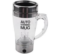 Jolsaawie Agitation automatique électrique paresseuse électrique automatique mélange de café automatique de mélange de thé de voyage thermique avec double isolation