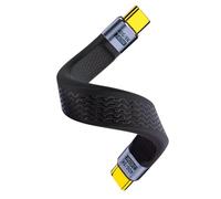 Jolsaawie Câble de charge rapide USB 4.0 PD 240 W 40 Gbit/s pour transmission vidéo 8K 4K Câble de données mobiles pour téléphone portable