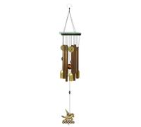 Jolsaawie Carillon à Vent Antique Tube de Cuivre Tube d'argent ExtéRieur Porte de Jardin Suspendu DéCor Cuivre Multitube Cloche Carillon à Vent Maison