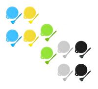 Jolsaawie Couvercle de Boîte de Nourriture pour Animaux de Compagnie Réutilisable, Couvercle de Réservoir de Stockage pour Chat, Couvercle D'Étanchéité et Cuillère