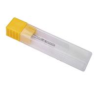 Jolsaawie Fraise en carbure de tungstène à simple cannelure spirale CNC 2 mm x 15 mm