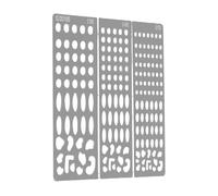 Jolsaawie Gabarit de plantation d'herbe statique pour table de sable électrostatique