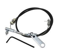 Jolsaawie Kit de câble d'accélérateur universel de 61 cm avec support de montage pour carburateur Hot Rod Rat Rod SB Carter
