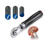 Jolsaawie Lot de 32 rouleaux de réparation de pneu avec tampon de pneu et rustines de réparation de pneu pour voiture et camion 55 mm