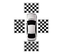 Jolsaawie Lot de 4 tissus d'étalonnage pour système DVR panoramique panoramique à 360 degrés