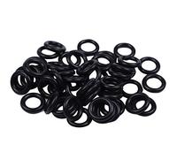 Jolsaawie Lot de 50 joints toriques en caoutchouc nitrile noir 12 mm x 2,5 mm x 7 mm