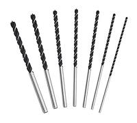 Jolsaawie Lot de 7 forets à bois extra longs de 300 mm pour le travail du bois - Foret en spirale
