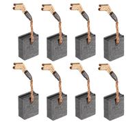 Jolsaawie Lot de 8 brosses de charbon 13,5 mm x 12 mm x 6,5 mm pour broyeur DWE402 Moteur électrique Pièce de rechange