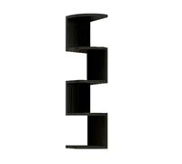 Jolsaawie Support de Rangement d'angle Mural Support Mural Classique 5 Couches Cloisons Semi-Circulaires pour Étagère de Rangement Décoration A