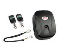 Jolsaawie Télécommande universelle sans fil pour porte de garage - Type de chaîne - Contrôleur de porte électrique externe - 433 MHz