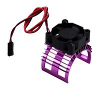 Jolsaawie Ventilateur de refroidissement pour voiture RC 540 550 3650 3660 3665 sans balais pour 124017 124016 pièces Violet