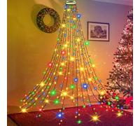 Joltix 400+20 LED Guirlande Lumineuse Sapin Noël avec Halo, 2M*16 Branche Arbre Noel, 8 Modes Colorée avec Mémoire, Ilumineuse Arbre Imperméable pour Intérieur/Extérieur, Décoration pour Fêtes de Noël