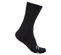 Joluvi Lot de 2 paires de chaussettes en coton Unisexe Noir Taille L