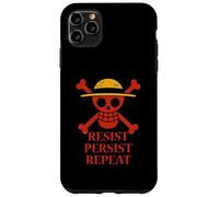Joly Roger. Résister. Persister. Répéter. Coque pour iPhone 11 Pro Max