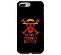 Joly Roger. Résister. Persister. Répéter. Coque pour iPhone 7 Plus/8 Plus