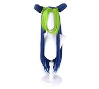 Jolyne Cujoh Cosplay perruque aventure Bizarre de Jojo vent d'or Kujo vert Version longue chignons tresses perruques de cheveux synthétiques + bonnet de perruque 1491 B