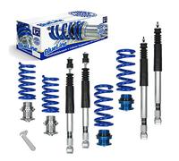 JOM 741145 Suspension combiné fileté BlueLine Réglables - Amortisseurs filetés - Tuning Kit Complet - Qualité Allemande