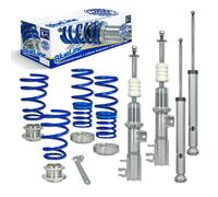 JOM BlueLine Combiné fileté compatible avec Opel Corsa E 1.0 Turbo, 1.4 16v,