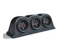 JOM Car Parts & Car Hifi GmbH 21126 Support pour 3 manomètres, Tableau de Bord, Noir