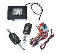JOM Car Parts & Car Hifi GmbH 7105 Jom Kit Commande de centralisation à distance verrouillage / déverouillage plip piloté par télécommande - Voiture munis de centralisation électrique / pneumatique 2 clés à lame pliante, Keyless.