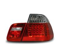 JOM Car Parts & Car Hifi GmbH 81138 Feux arrière, LED, BMW E46/4 05.98-09.01, verre lisse/rouge/clair (4 pièces)