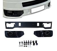 JOM Lèvre de Spoiler Avant Convient pour Volkswagen T5 Facelift 2009-2015 ABS 3X