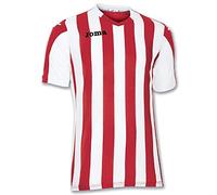 Joma 100001 600 T-Shirt Manches Courtes Homme Rouge/Blanc FR : M (Taille Fabricant : M)