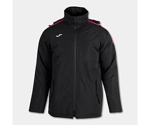 Joma 2XS Anorak Trivor, Unisexe-Adulte, Noir/Rouge