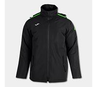 Joma 4XS Anorak Trivor, Unisexe-Adulte, Noir/Vert Fluo
