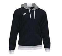 Joma 4XS Veste à Capuche Confort II, Unisexe-Adulte, Noir-Gris