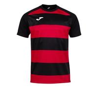 Joma 5XL T-Shirt Manches Courtes prorugby II, Unisexe-Adulte, Noir/Rouge