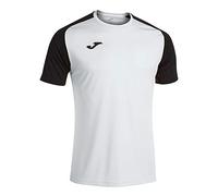 Joma Maillot Homme Academy IV manches courtes en tricot Noir/Blanc Taille 7XS EU