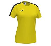 Joma Academy T-Shirt à Manches Courtes pour Femme L Jaune/Noir