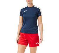 Joma Academy T-Shirt à Manches Courtes pour Femme S Bleu Marine/Blanc
