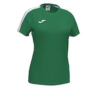 Joma Academy T-Shirt à Manches Courtes pour Fille XS Vert/Blanc